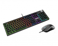 Kit Gamer de Teclado y Mouse MSI GK320 COMBO, Alámbrico, USB, Negro, Inglés