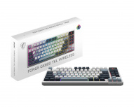 Teclado Gamer MSI Forge GK600 TKL LED RGB TKL, Teclado Mecánico, Linear, Alámbrico, USB, Blanco, Inglés - Imagen adicional 4