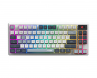 Teclado Gamer MSI Forge GK600 TKL LED RGB TKL, Teclado Mecánico, Linear, Alámbrico, USB, Blanco, Inglés