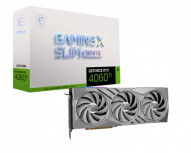 Tarjeta de Video MSI GeForce RTX 4060 Ti GAMING X SLIM WHITE 16G, 16GB 128-bit GDDR6, PCI Express x8 4.0