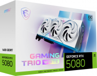 Tarjeta de Video MSI NVIDIA GeForce RTX 5080 GAMING TRIO OC WHITE, 16GB 256-bit GDDR7, PCI Express x16 5.0 - Imagen adicional 1