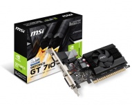 Tarjeta de Video MSI NVIDIA GeForce GT 710, 2GB 64-bit GDDR3, PCI Express 2.0 ― ¡Envío gratis limitado a 5 productos por cliente!