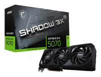 Tarjeta de Video MSI NVIDIA GeForce RTX 5070 SHADOW 3X OC, 12GB 192-bit GDDR7, PCI Express 5.0