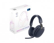 MSI Audífonos Gamer con Micrófono MAESTRO 500 W NAVY, Bluetooth, Cancelación de Ruido, Inalámbrico, USB-C, para PS4/PS5/Nintendo Switch/PC/Mac/Móvil, Azul