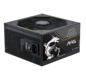 Fuente de Poder MSI MAG A1000PLS PCIE5 80 PLUS Platinum ATX, Modular, 24-pin ATX, 12VHPWR, 120mm, 1000W