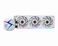 MSI MAG CORELIQUID C360 V2 WHITE Enfriamiento Líquido para CPU, 3x 120mm, hasta 1900RPM, Blanco image