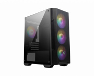 Gabinete MSI MAG FORGE M100A, Midi-Tower, Micro-ATX/Mini-ITX, USB 2.0/3.0, sin Fuente, 4 Ventiladores Instalados, Negro 