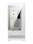 Gabinete MSI Mag Pano 110R PZ, Midi-Tower, ATX/Micro-ATX/Mini-ITX, USB 3.0, sin Fuente, 4 Ventiladores Instalados, Blanco image