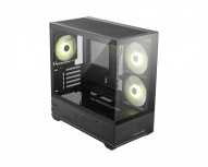 Gabinete MSI PANO M110R, Mini-Tower, Micro-ATX/Mini-ITX, USB 3.0, sin Fuente, 3 Ventiladores Instalados, Negro