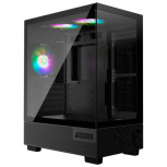 Gabinete MSI PAG PANO M110A, Midi-Tower, Micro-ATX/Mini-ITX, USB 2.0/3.0, sin Fuente, 3 Ventiladores Instalados, Negro image