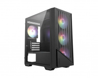 Gabinete MSI PRO FORGE M051A, Mini-Tower, Micro-ATX/Mini-ITX, USB 2.0, sin Fuente, 4 Ventiladores Instalados, Negro
