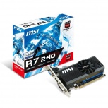 Tarjeta de Video MSI AMD Radeon R7 240 LP, 2GB 128-bit GDDR3, PCI Express 3.0