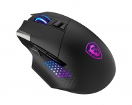 Mouse Gamer Ergonómico MSI Versa Pro Wireless, Inalámbrico, Óptico, 26.000DPI, RF Wireless/Bluetooth/USB-C, Negro image