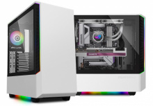 Gabinete Munfrost Panda RGB, Midi-Tower, ATX/Micro-ATX/Mini-ITX, USB 3.0, sin Fuente, 1 Ventilador Instalado, Blanco - Imagen adicional 2