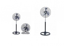 Mytek Ventilador 3315, 3 Velocidades, 18", Negro 