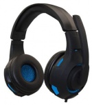 Naceb Audífonos Gamer NA-0304A, Alámbrico, 3.5mm, Negro/Azul