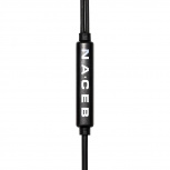 Naceb Audífonos Intrauriculares con Micrófono NA-0321, Alámbrico, 1.2 Metros, USB-C, Negro - Imagen adicional 6