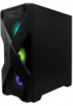 Gabinete Naceb X Case con Ventana RGB, Full-Tower, ATX, USB 2.0/3.0, sin Fuente, 3 Ventiladores RGB Instalados, Negro