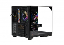 Gabinete Naceb Iris Nano NA-0638, Midi-Tower, ATX/Micro-ATX/Mini-ITX, USB 2.0/3.0, sin Fuente, 3 Ventiladores Instalados, Negro - Imagen adicional 5