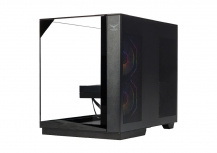 Gabinete Naceb Iris Nano NA-0638, Midi-Tower, ATX/Micro-ATX/Mini-ITX, USB 2.0/3.0, sin Fuente, 3 Ventiladores Instalados, Negro - Imagen adicional 4