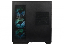 Gabinete Naceb Iris NA-0639, Midi-Tower, ATX/Micro-ATX/Mini-ITX, USB 3.0, sin Fuente, 4 Ventiladores Instalados, Negro - Imagen adicional 3