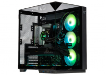 Gabinete Naceb Iris NA-0639, Midi-Tower, ATX/Micro-ATX/Mini-ITX, USB 3.0, sin Fuente, 4 Ventiladores Instalados, Negro - Imagen adicional 1