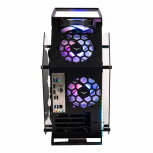 Gabinete Naceb Olympian, Midi-Tower, Micro-ATX/Mini-ITX, USB 2.0/3.0, sin Fuente, 3 Ventiladores Instalados, Negro - Imagen adicional 6
