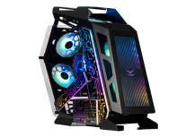 Gabinete Naceb Olympian, Midi-Tower, Micro-ATX/Mini-ITX, USB 2.0/3.0, sin Fuente, 3 Ventiladores Instalados, Negro - Imagen adicional 1