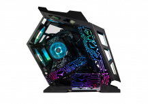 Gabinete Naceb Olympian, Midi-Tower, Micro-ATX/Mini-ITX, USB 2.0/3.0, sin Fuente, 3 Ventiladores Instalados, Negro - Imagen adicional 5