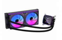 Naceb Boreal Enfriamiento Líquido para CPU, 2x 120mm, hasta 1800RPM, Negro