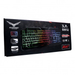 Teclado Gamer Naceb NA-0912 LED, Alámbrico, USB, Negro, Español