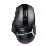 Mouse Ergonómico Naceb NA-2635, Inalámbrico, Óptico, 10.000DPI, USB-C, Negro