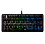 Teclado Gamer Naceb NA-2659 LED RGB 75%, Teclado Mecánico, Óptico, Alámbrico, USB, Negro, Español