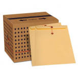 Nassa Sobre Tipo Bolsa Con Broche IA0075, 250 Piezas, 26 x 34cm, Color Amarillo