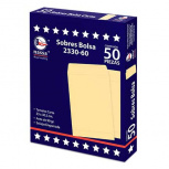 Nassa Sobre Tipo Bolsa IA0293, 400 Piezas, 19 x 26.5cm, Color Amarillo