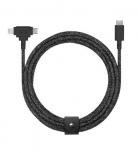 Native Union Cable USB-C - Lightning/USB-C, 1.8 Metros, Negro