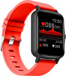 Necnon Smartwatch NSW-01, Touch, Bluetooth, Android/iOS, Rojo/Negro