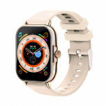 Necnon Smartwatch NSW-201, Touch, Bluetooth 5.0, Android/iOS, Dorado/Beige