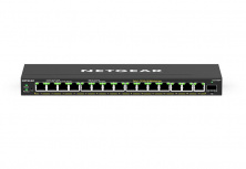Switch Netgear Gigabit Ethernet GS316EPP-100NAS, 15 Puertos PoE 10/100/1000Mbps + 1 Puerto SFP, 231W, 28 Gbit/s, 4.000 Entradas - Administrable