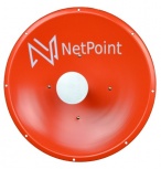 Netpoint Antena Direccional NPTR-2, 35.3 dBi, 4.9 - 6.2GHz