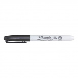 Newell Marcador Permanente 30001, Punto Fino, Negro, 12 Piezas