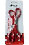 Nextep Tijeras de Acero Inoxidable, 6", para Oficina, Rojo, 12 Piezas
