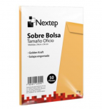 Nextep Sobre NE-016O, Tamaño Oficio, Amarillo, 50 Piezas