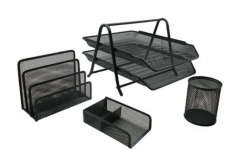 Nextep Charola de 2 Niveles NE-163, Tamaño Oficio, Metal