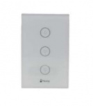 Nextep Interruptor de Luz Inteligente NE-266T, 3 Botones, WiFi, Blanco
