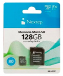 Memoria Flash Nextep NE-417C, 128GB MicroSDXC UHS-I Clase 10, con Adaptador