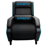 Nextep Sofá Gamer Dragon XT Draco, hasta 160kg, Negro/Azul