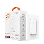 Nexxt Solutions Interruptor de Luz Inteligente NHE-S100 Monopolar, 1 Botón, WiFi, Blanco