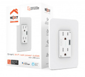 Nexxt Solutions Tomacorriente NHE-W100, 3 Enchufes, 110 - 240V, 15A, Blanco