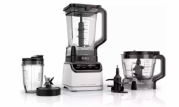 Ninja Licuadora Grand Kitchen System KS500, 2.13 Litros, 1.200W, 4 Velocidades, Negro/Plata
